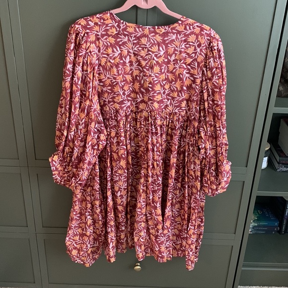 NWOT Daughters of India Kyra Mini Dress XL Sumac - Picture 3 of 3